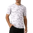 thumbnail image 2 of Camo Shirt for Men Summer Short Sleeve Crewneck Loose Casual T-Shirts Workout Tee Shirt, 2 of 5