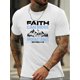 thumbnail image 1 of Camiseta de verano para hombre con estampado gráfico único. Cuello redondo, manga corta, algodón, lavable a máquina. Para adultos, hombres, mujeres, adolescentes, jóvenes y uso informal., 1 of 5