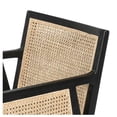 thumbnail image 4 of Antonia Cane Counter Stool with solid wood frame and unique hexagon rattan cane details., 4 of 4