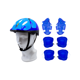 thumbnail image 1 of Set Casco Y Protecciones Importadora La Merced Infantil Azul 7 piezas Poliestireno 3 a 10 años, 1 of 3