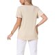 thumbnail image 3 of Blusas de verano para mujeres 2026 Camisas de manga corta V Cuello Elegante Casual Tops Tunic 2XL Albaricoque, 3 of 6