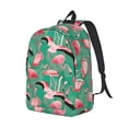 thumbnail image 2 of Daiia Tropical Flamingo Vintage Canvas Backpack for Men and Women ,Hiking Backpack,Travel Laptop Bag for School,Large Capacity Backpack, 2 of 8