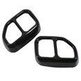 thumbnail image 1 of M Buder 2 Piezas Cubierta del Tubo de Escape Embellecedor Negro Brillante de Acero Inoxidable para Coche Reemplazo de Accesorios Exteriores Compatible con BMW X3 G01 X4 G02 2022+, 1 of 9