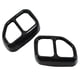 thumbnail image 1 of M Buder 2 Piezas Cubierta del Tubo de Escape Embellecedor Negro Brillante de Acero Inoxidable para Coche Reemplazo de Accesorios Exteriores Compatible con BMW X3 G01 X4 G02 2022+, 1 of 9