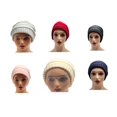 thumbnail image 6 of JUPA Place Satin Lined Winter Hats Cable Knit Beanie - Chunky Cap for All Types of Hair Cable Thick Warm Knit Hat for Women, 6 of 6