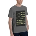 thumbnail image 2 of Bingfone American Flag Camo Men'S Loose Fit Short-Sleeve Pocket T-Shirt, 2 of 7