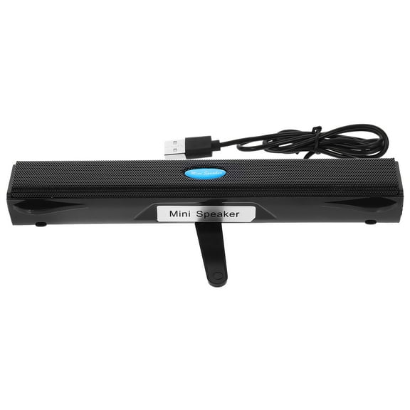 -19 USB 2.0 Sound Bar Mini Notebook Speaker Soundbar Speaker (Black)