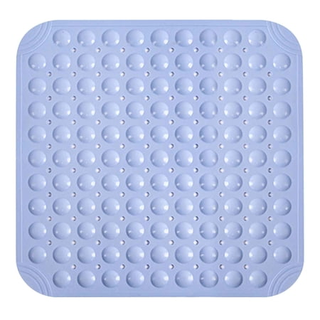 Non-Slip Bathtub Mat, Strong Suction Cups Shower Floor Mat, Soft TPE Bathroom Toilet Step Mat, Quick Drain Anti-Skid Pad, Universal Fit Bath Tub Safety Mat