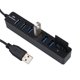 thumbnail image 1 of Hub USB de 6 puertos USB 2,0, divisor de concentrador de datos, extensión USB, almacenamiento, lectores de tarjetas Memery para PC y portátiles, 1 of 5