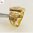 thumbnail image 3 of Jain Jewellers 22 Kt Hallmark Real Solid Yellow Gold Men's Ring, Casual and Wedding Wear Ring for Men (Size- 9), 3 of 7
