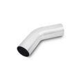 thumbnail image 4 of Vibrant Performance Air Intake Tube 2177 Fabrication Components; 2-1/2 Inch Outside Diameter; 45 Degree Elbow With 3-3/4 Inch Center Line Radius; 6-1/2 Inch Leg Length; Polished; Silver; Aluminum, 4 of 4