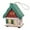 Green, variant on Gnwei Pre Lit Christmas Village Decor: 3D Wood Houses with Lighted - Christmas Decorations Indoor - White Xmas Holiday Farmhouse Rustic Decor for Home Table Room