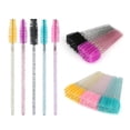 thumbnail image 3 of 100PCS Crystal Eyelash Mascara Brushes Wands Applicator Makeup Kits (Multi-colored), 3 of 5