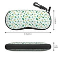 thumbnail image 2 of KLL Pineapple Print Eyeglass Case for Men & Women's Classy Travel Eyewear Holder Case Zipper Eyeglasses Case With Hook, 2 of 6
