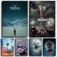 thumbnail image 2 of Pósteres de la película de terror clásica The Thing, pintura en lienzo, imagen artística de pared de John Carpenter para dormitorio, decoración del hogar, 2 of 5