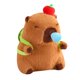 thumbnail image 1 of Peluche de capibara con burbujas de mocos que se pueden tirar, coche de dibujos animados, decoración realista para el hogar. Caparazón de tortuga A, 1 of 9