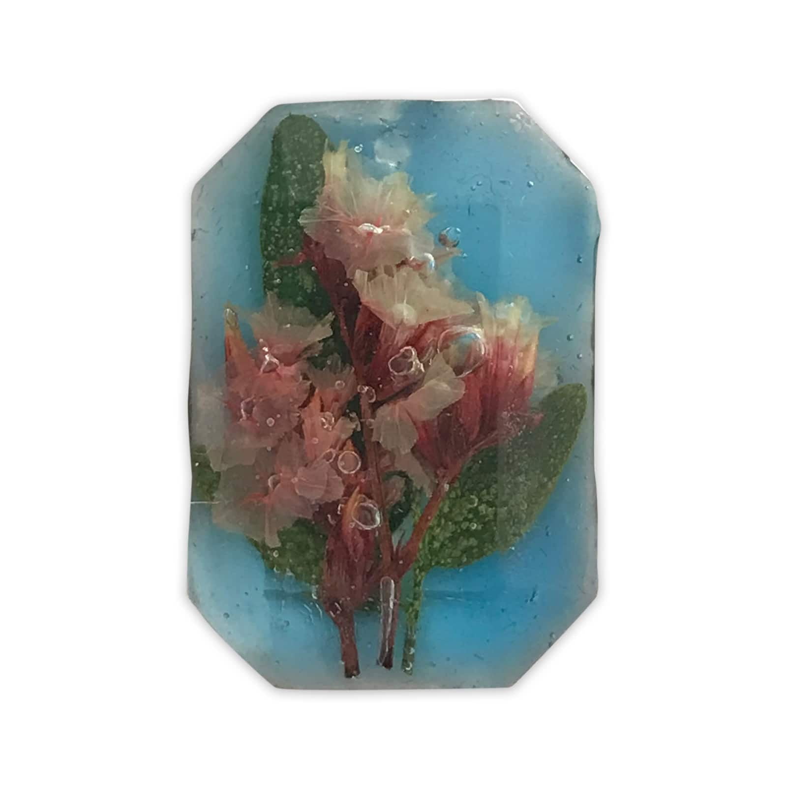 Blue Moon Studio UV Resin Craft Faceted Gems Flat Mold, 6 Pack