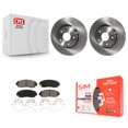 thumbnail image 1 of Transit Auto Front Disc Brake Rotors and Semi-Metallic Pads Kit for Car 2020 Honda CR-V 2.0L with FULL HYBRID EV-GAS (FHEV) engine K8S-103655, 1 of 11