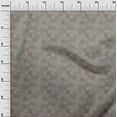 thumbnail image 3 of oneOone Cotton Silk Light Brown Fabric Asian Ikat Craft Projects Decor Fabric Printed By The Yard 42 Inch Wide, 3 of 4