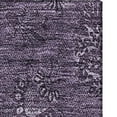 thumbnail image 3 of HomeRoots 665318 8 x 10 ft. Eggplant & Ivory Floral Washable Machine Made Rectangle Area Rug with UV Protection, 3 of 9