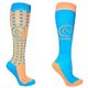 thumbnail image 2 of Calcetines para botas EquiSoc, pequeños cuadrados, naranja/v, 2 of 2