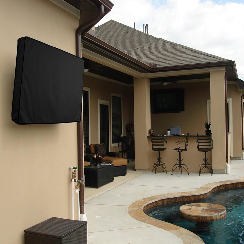 Waterproof TV LCD cover Protecter for outdoor Dust-proof en tissu microfibre 22-65" 
