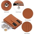 thumbnail image 5 of CAILDANL Slim Wallet for Women Thin Womens Card Holder RFID Blocking Genuine Leather Small Wallets, 5 of 6
