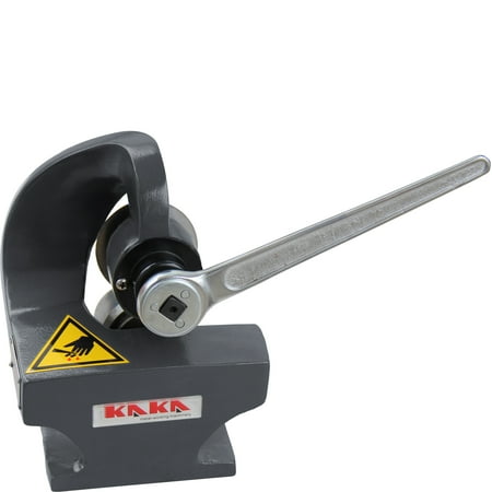 

KAKA Industrial MMS-2 Multi-Purpose Throatless Sheet Metal Shear Bench Top Manual Shear Rotary Metal Shear With Ratcheting Handle Plate Cutter Rolling Cutting Sheet Metal Bench Top