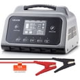 thumbnail image 1 of Cargador de batería inteligente VEVOR, 12A, 6V 12V 24V 36V 48V, para baterías de litio LiFePO4 y plomo-ácido (gel/AGM) para coche, con pantalla LCD, mantenedor de carga lenta y desulfatador, 1 of 9