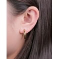thumbnail image 6 of Limerencia G23 Pure Titanium Hypoallergenic Hoop Earrings for Women Sensitive Ears (20mm, Gold), 6 of 6