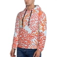 thumbnail image 3 of Goofa Corals for Men's Hooded Sweatshirt - Lightweight Pullover Hoodie with Kangaroo Pocket, Perfect for Everyday Wear-4X-Large, 3 of 7