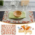 thumbnail image 2 of Fall Placemats Set of 6 Thanksgiving Maple Orange Leaves Rustic Placemats Harvest Country Flower Burlap Autumn Placemats Dining Table Decor for Kitchen Holiday, 16.5 x 11.8 Inch, 2 of 6