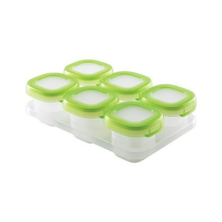 OXO Tot Baby Blocks Freezer Storage Containers - 2 Ounce - Green