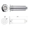 thumbnail image 2 of LED Swimming Pool Light Underwater Downlight Stainless Steel 1.5 Inch Underwater Wall Light Screw Thread Connector 48MM Opening Embedded ,High Performance, 2 of 5