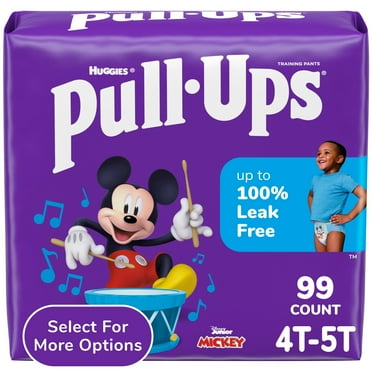 Pull-Ups Boys' Potty Training Pants, 4T-5T (38-50 lbs), 99 Count (Select for More)