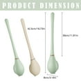 thumbnail image 3 of Modern Flexible Silicone Toilet 2025 Silicone Toilet Wand Bowl Brush and Holder Cleaning Set Wall Mounted Rubber Bathroom Toilet Scrubber Bowl Cleaner Brushes with Dispenser, 3 of 9