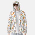 thumbnail image 3 of Pofeuu Cute Rabbit Print Sun Protection Outdoor Lightweight Full Zip UV Cooling Hoodie Long Sleeve Summer Clothing for Outdoor Hiking-XX-Large, 3 of 5