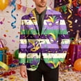 thumbnail image 2 of oqasdz Blazer for Men Corduroy for Textured Sport with Modern Fit and Comfortable Classic Fit Stretch Dress Coat Party Evening Wedding Prom, 2 of 4