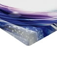 thumbnail image 2 of Ambesonne Abstract Fitted Sheet 2 Pcs Set, Wave Like Ombre Dots, Twin XL, Purple Blue and White, 2 of 3
