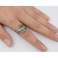 thumbnail image 4 of Women's Open Tree Leaf Ring .925 Sterling Silver Band Jewelry Female Male Unisex Size 6, 4 of 4