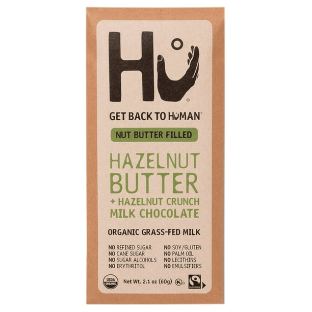 Hu Milk Chocolate Hazelnut Bar, Organic, 2.1 oz.