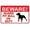 Warning Sign 6, variant on New Warning Plaque Wall Decor Beware! Guard Pit Bull Dog On Duty Owner Warning - 8"x12" Metal Tin Sign, Yard Office Outdoor Indoor Safety Sign, Pet Security