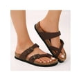 thumbnail image 4 of Womens Comfortable Cork Footbed Sandal with Adjustable Buckle - Summer Beach Slide Sandals, 4 of 10