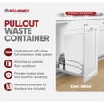 thumbnail image 2 of Rev-A-Shelf Pullout Kitchen Trash Can 50 qt. with Soft-close, 53WC-1550SCDM-111, 2 of 7