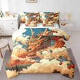 thumbnail image 1 of YST Magic Dragon Comforter Set, 7-Piece, Oriental Asian Style, Queen Size, 1 of 6