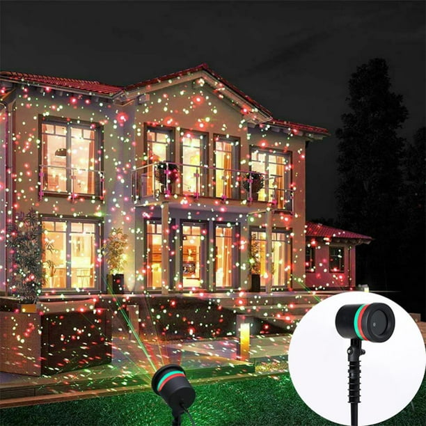 Lumières de Projecteur Laser de Noël, Lumières de Projection à LED,  Projecteurs de Paysage, Décoration pour Extérieur et Intérieur, Noël,  Vacances 