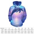 thumbnail image 2 of Moonlit Dolphin Leap 3d Sweatshirts Hoodie Fashion Casual Personality Men's Women Street Hoodie Pullovers Long Sleeve Comfortable Top, 2 of 6