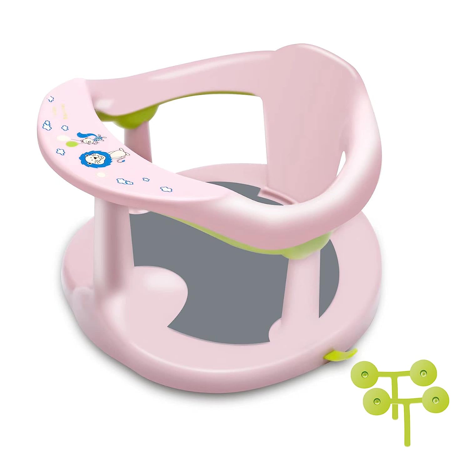 Baby Bath Seat for Babies 6 Months & Up/Integrated NonSlip Mat/Infant Bath Seat Ring for