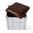 thumbnail image 6 of Midway Aviator Leather Stool, 6 of 8