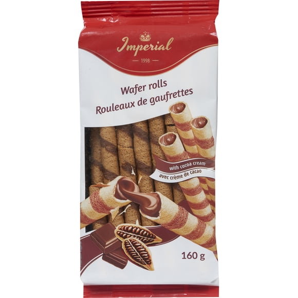 Imperial Wafer Rolls Filled with Cocoa Cream, 160g